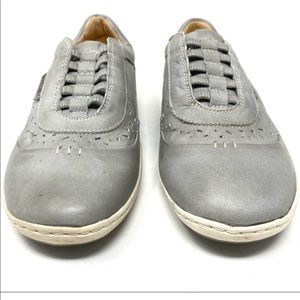 Pikolinos 819-8311F grey leather slip on sneakers